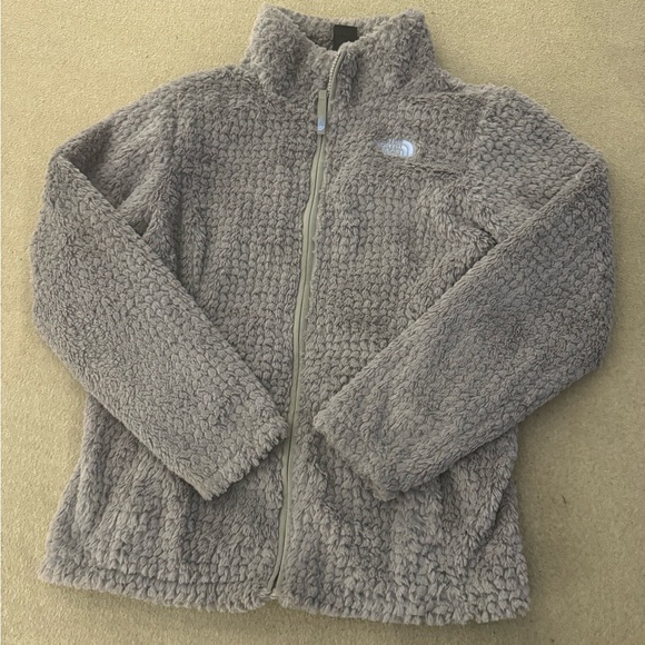 The North Face Other - The North Face Laurel Fleece Jacket Girls Size X Large Full-zip Gray High Pile